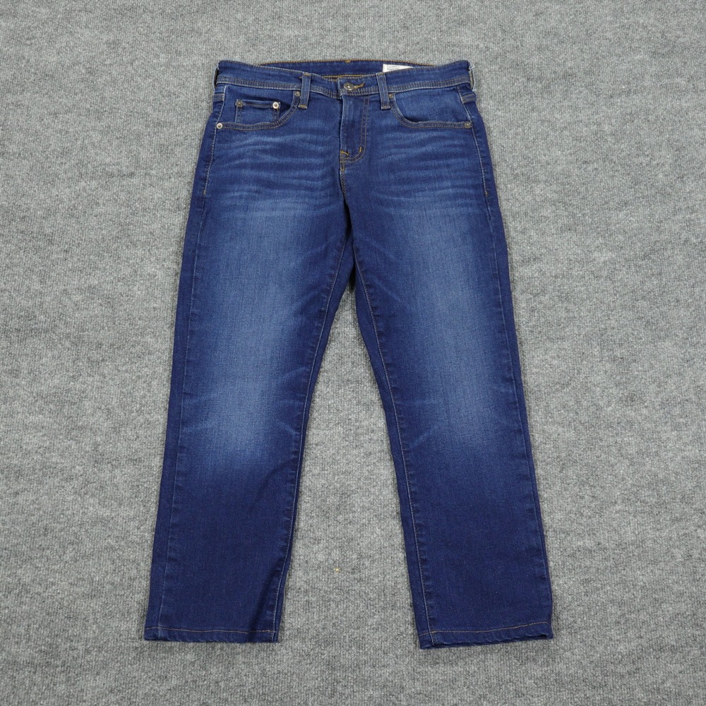 Cremieux Jeans Mens 31x25 Blue Premium Denim Straight Leg Stretch Dark Wash